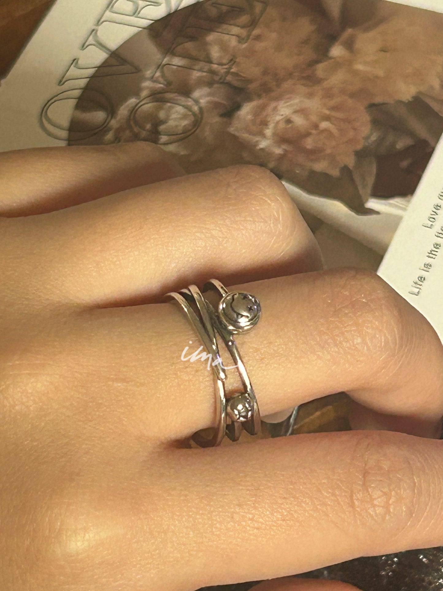 Clown smile ring