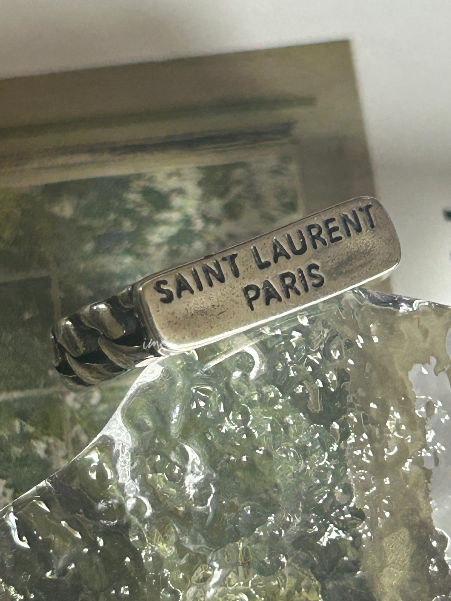 Saint Laurent Paris ring