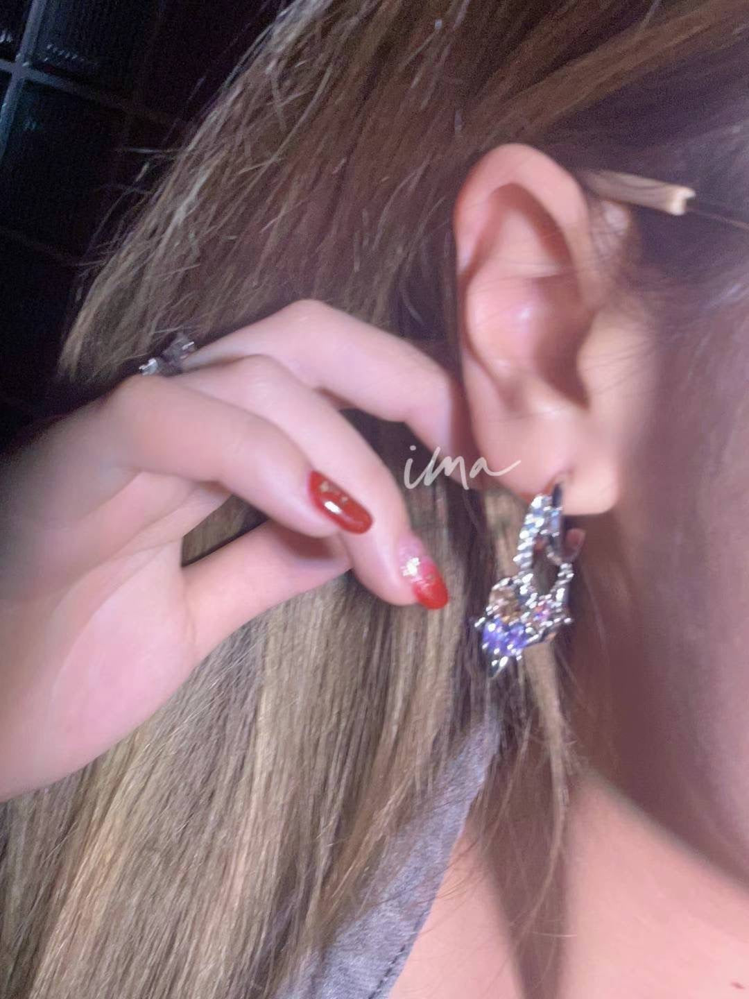 Double fudge earrings