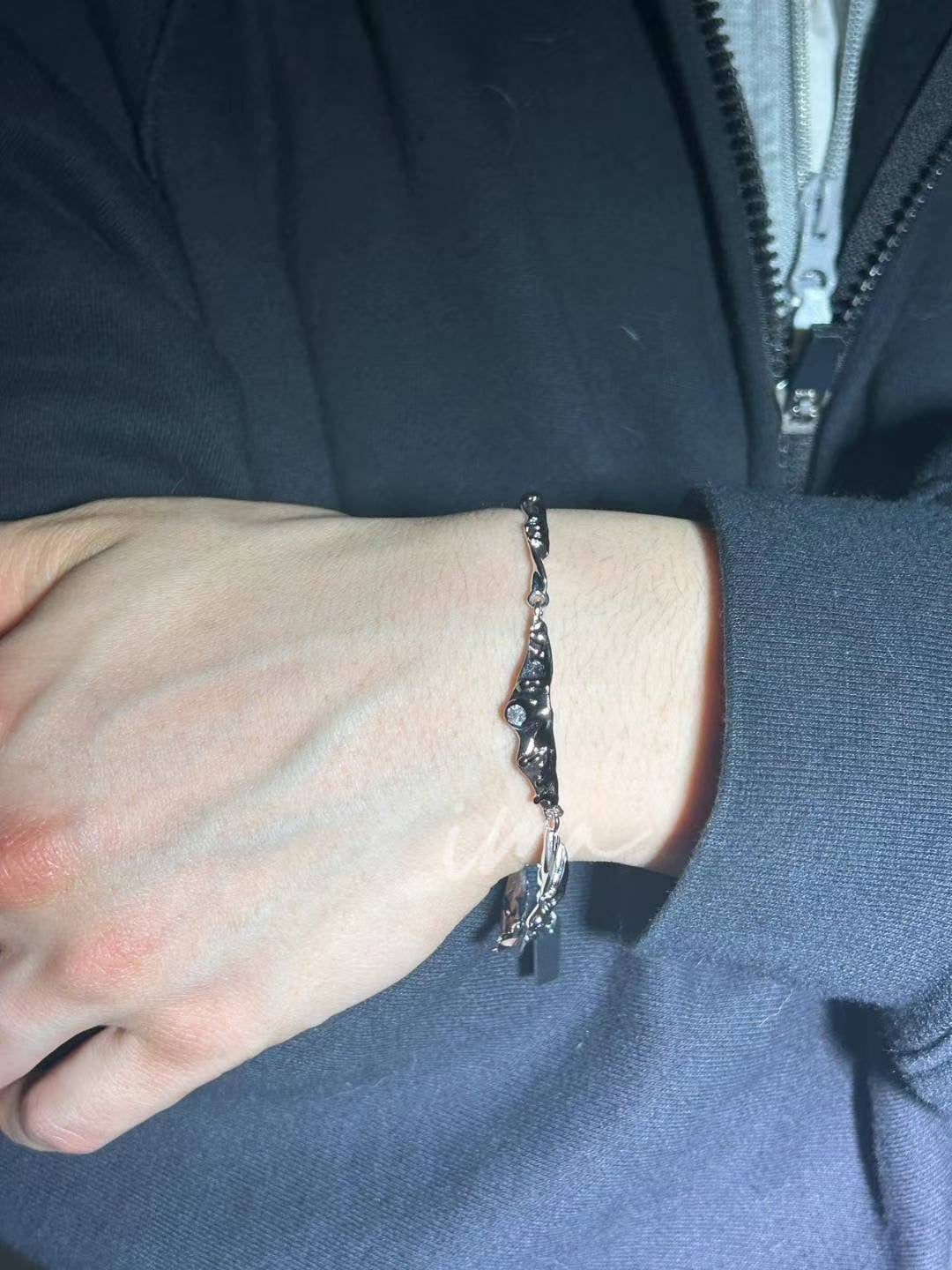 Ink Shadow Set (Stud Earrings and bracelet)