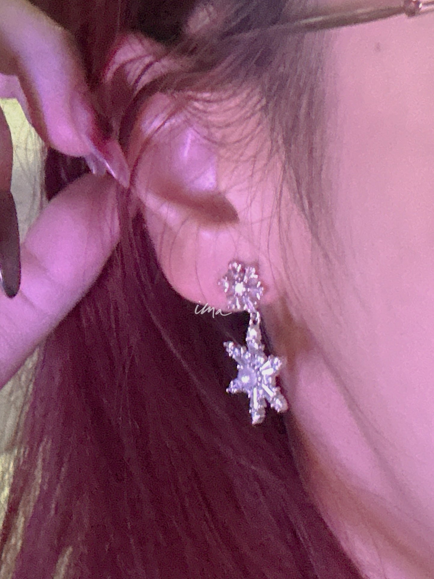 Snowflake Stud Earrings