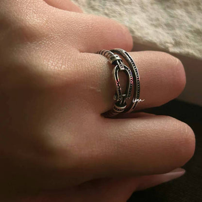 Retro hip hop Open Ring