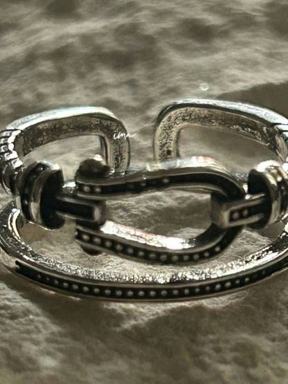 Retro hip hop Open Ring