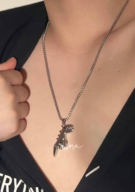 Cartoon dinosaur necklace