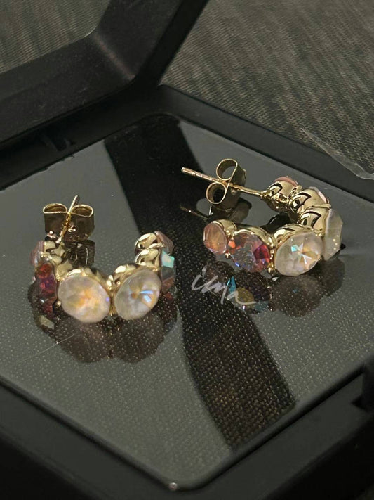 Summer fresh colorful jewel earrings