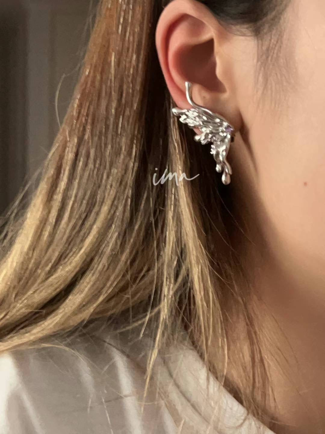 butterfly earring